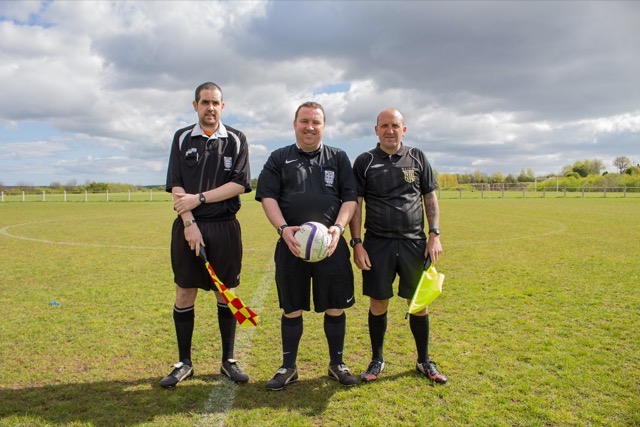 3rd Division Subsiduary referee and assistants: Kieron Downey, John McDowell, Micheal Heskett